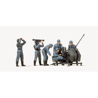 PREISER 16590 2cm Flugabwehrkanone Flak 38 im Gefecht Massstab: H0