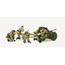 PREISER 16591 3,7cm PAK L/45 im Gefecht mit Massstab: H0