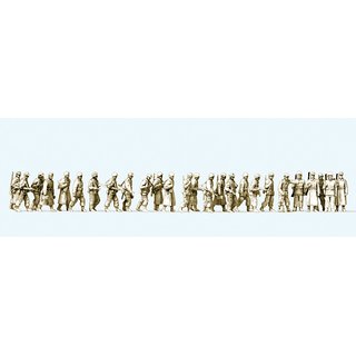 PREISER 16609 Infanterie gehend. Winterunif Massstab: H0
