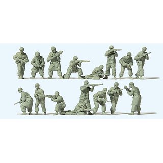 PREISER 16624 Fallschirmjäger im Gefecht. D Massstab: H0