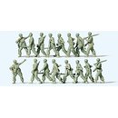 PREISER 16625 Fallschirmjäger im Marsch. De...