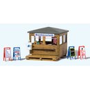 PREISER 17314 Kiosk mit Bootsverleih. Bausa Massstab: H0