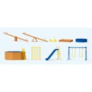 PREISER 17351 Spielgeräte für Spielplatz und...
