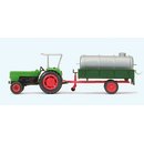 PREISER 17937 Ackerschlepper DEUTZ D 6206 mit Massstab: H0