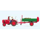 PREISER 17940 Ackerschlepper Fahr mit Einac Massstab: H0