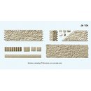 PREISER 18219 Gehweg-u. Bruchsteinmauer Massstab: H0