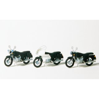 PREISER 18362 Motorraeder. Bausatz Massstab: H0