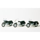 PREISER 18362 Motorraeder. Bausatz Massstab: H0