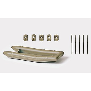 PREISER 18367 Schlauchboot. Paddel. Bausatz Massstab: H0