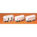 PREISER 20008 Pack- und Toilettenwagen ohne Schrift...