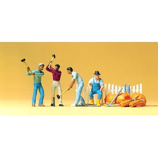 PREISER 20264 Zirkusarbeiter, Schlepperfahrer Massstab: H0