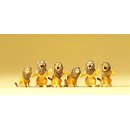 PREISER 20381 Sitzende Loewengruppe Massstab: H0