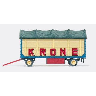 PREISER 21023 Packwagen  "Zirkus Krone", mit Plane Massstab: H0