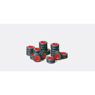 PREISER 21039 Raeder-Set "Zirkus Krone", rot Massstab: H0