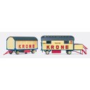 PREISER 21052 Damentoilette und Packwagen Massstab: H0