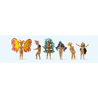 PREISER 24625 Samba-Tanzgruppe Massstab: H0