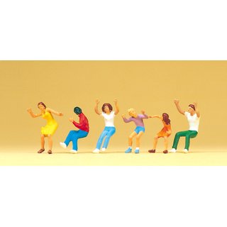 PREISER 24664 Figuren zum Kettenkarussell Massstab: H0