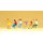 PREISER 24664 Figuren zum Kettenkarussell Massstab: H0