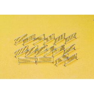 PREISER 25175 Absperrungen. 16 Stueck im Bausatz Massstab: H0