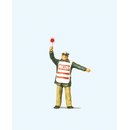 PREISER 28012 Polizist mit Warnweste Massstab: H0