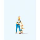 PREISER 28023 Mutter mit Kind Massstab: H0