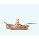 PREISER 28052 Angler im Boot Massstab: H0