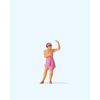 PREISER 28143 Frau mit Deospray Massstab: H0