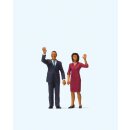 PREISER 28144 President Obama and The First Lady...