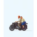 PREISER 28148 Motorradfahrer - Zuendapp KS 750 Massstab: H0