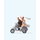 PREISER 28150 Brautpaar auf  Vespa Roller Massstab: H0