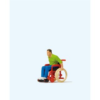 PREISER 28164 Rollstuhlfahrer Massstab: H0