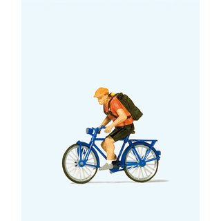 PREISER 28175 Fahrradkurier Massstab: H0