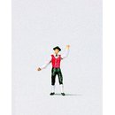 PREISER 29022 Mann in Gutachtaler Tracht Massstab: H0
