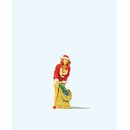 PREISER 29028 Christmas Girl mit Gabensack Massstab: H0