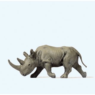PREISER 29522 Afrikanisches Nashorn Massstab: H0