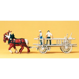 PREISER 30436 Leiterwagen. Fertigmodell Massstab: H0