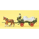 PREISER 30446 Lieferwagen mit Plane Massstab: H0