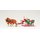 PREISER 30448 Schlitten, Weihnachtsmann, Pakete Massstab: H0