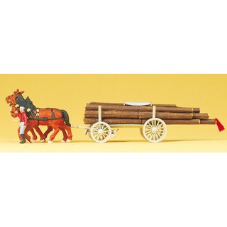 PREISER 30465 Langholzwagen. Fertigmodell Massstab: H0