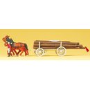 PREISER 30465 Langholzwagen. Fertigmodell Massstab: H0