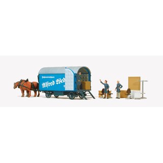 PREISER 30494 Moebelwagen  Spedition A. Wedlich Massstab: H0