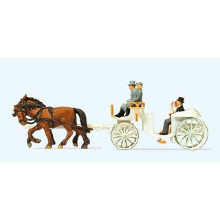 PREISER 30496 Hochzeitskutsche offen. Ferti Massstab: H0