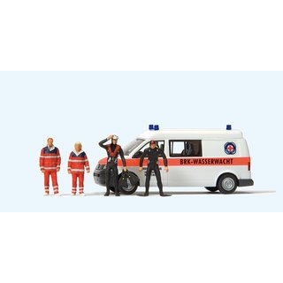 PREISER 33261 VW T 5. BRK Wasserwacht, Orts Massstab: H0