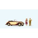PREISER 33270 Cabrio BMW 327,Stolze Besit Massstab: H0
