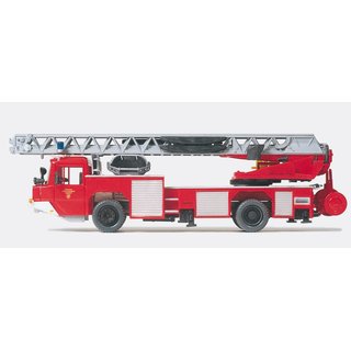 PREISER 35012 Magirus Drehleiter DLK 23-12 n.B. Massstab: H0