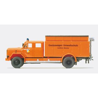 PREISER 35016 Geraetewagen Umweltschutz. Magirus Massstab: H0