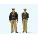 PREISER 44900 Polizisten stehend. Grüne Uniform, BRD...