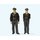 PREISER 44909 Polizisten stehend. Blaue Uniform, BRD Massstab: G