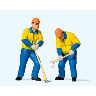 PREISER 44913 Moderne Waldarbeiter (2) Massstab: G