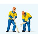 PREISER 44913 Moderne Waldarbeiter (2) Massstab: G